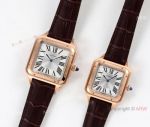 Swiss Replica Cartier Santos-Dumont Rose Gold 9015 Watch